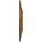 Ekena Millwork Bordeaux Ceiling Medallion (Fits Canopies up to 3 1/4"), 22 5/8"OD x 1 3/4"P, Smokey Topaz Crackle CM22BOSTC - alternate 5